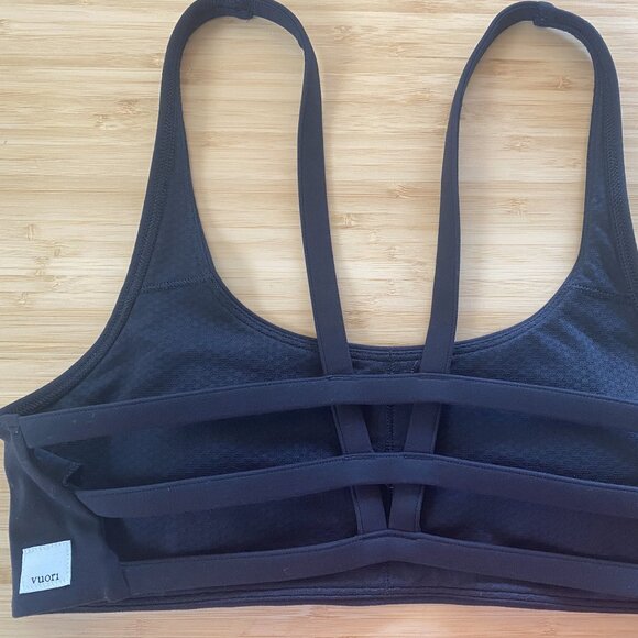 Vuori Yosemite Sports Bra Black, size S small - Picture 4 of 5
